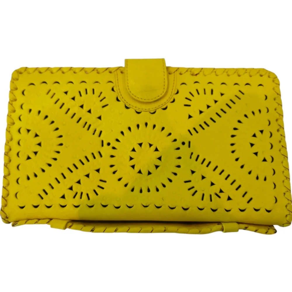 Yellow Leather Cleobella 